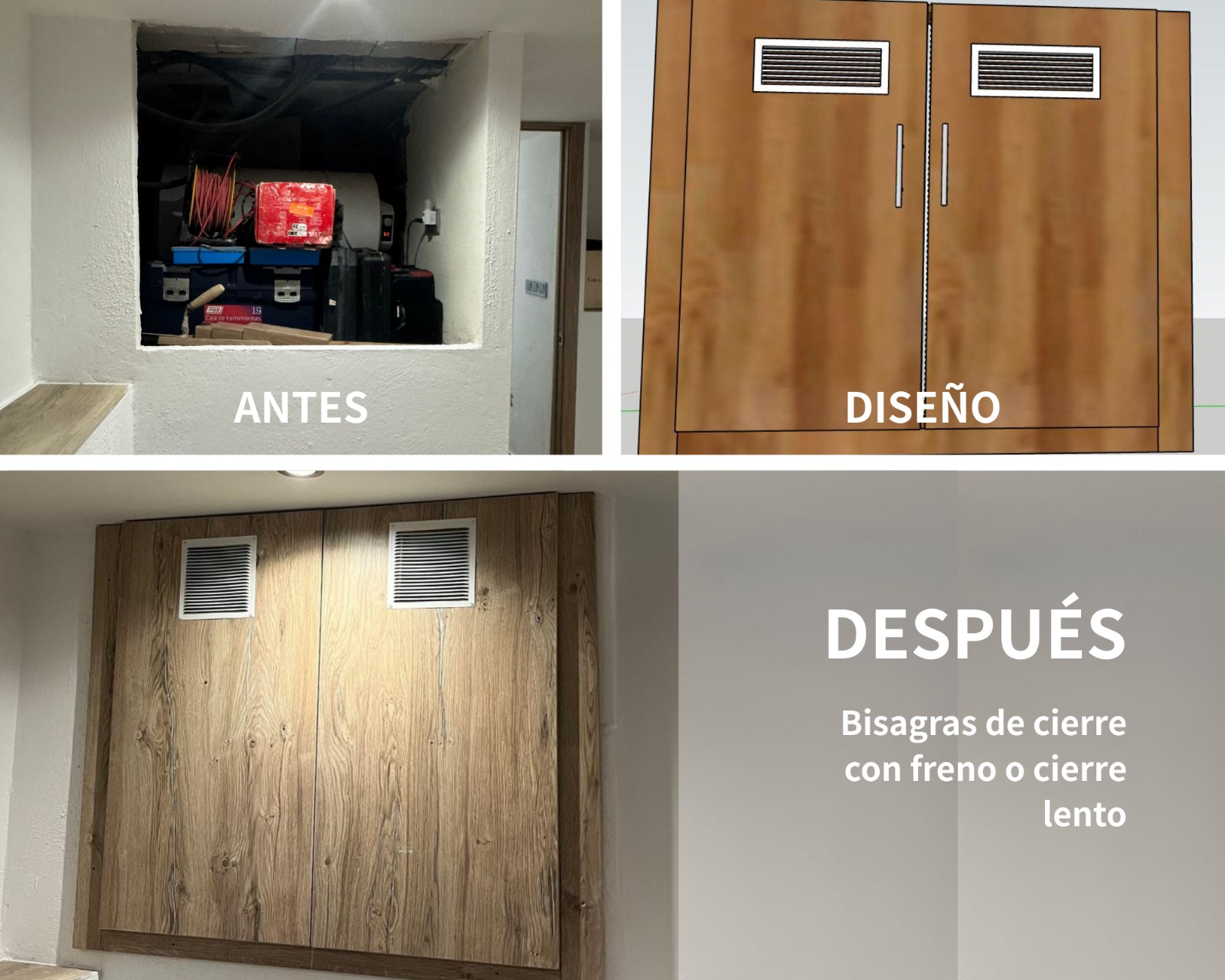 PUERTAS_MUEBLES "Puertas para muebles a medida en Tarragona - Fabricación de puertas para armarios, cocinas y vitrinas"