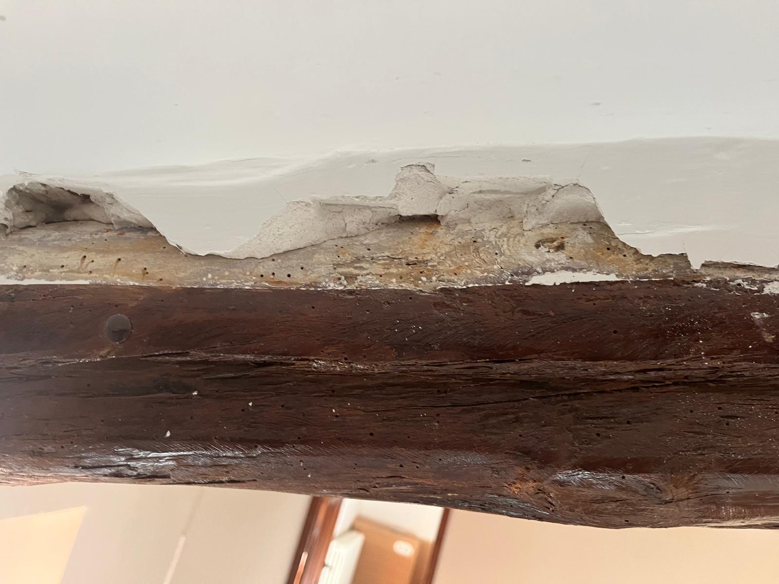 Agujeros laterales en viga