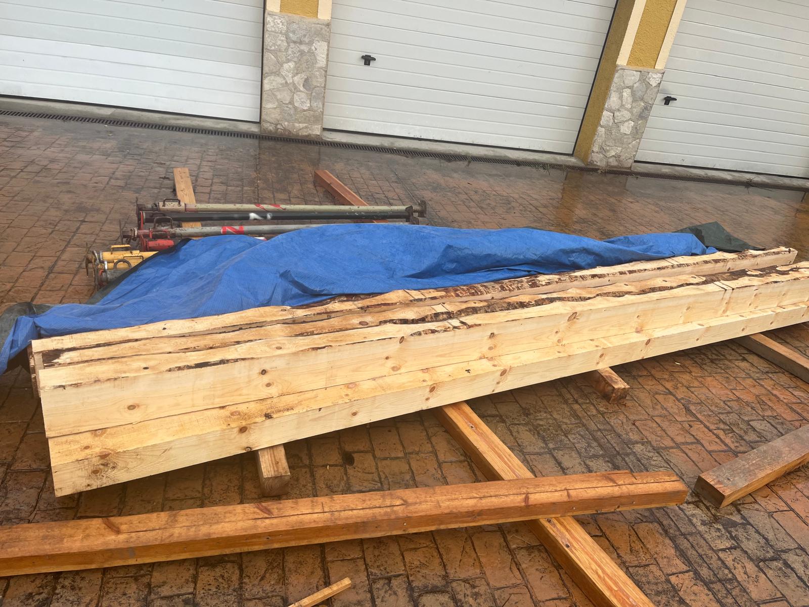 Comparación antes y después de cambio de vigas